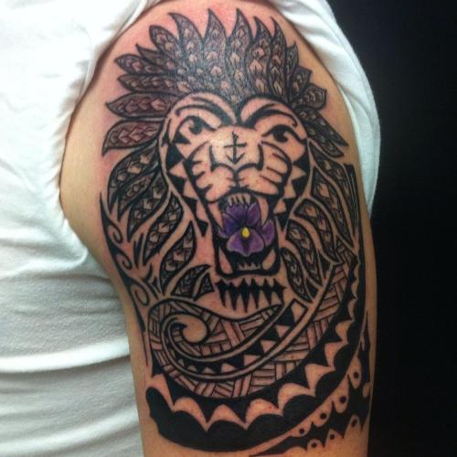 Polynesian inspired Lion 